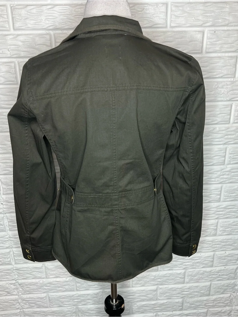 J CREW NWT Army Green Cotton Twill Field Jacket 27584 Size S